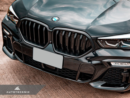 AutoTecknic Gloss Black Front Grille - G06 X6 Pre-LCI
