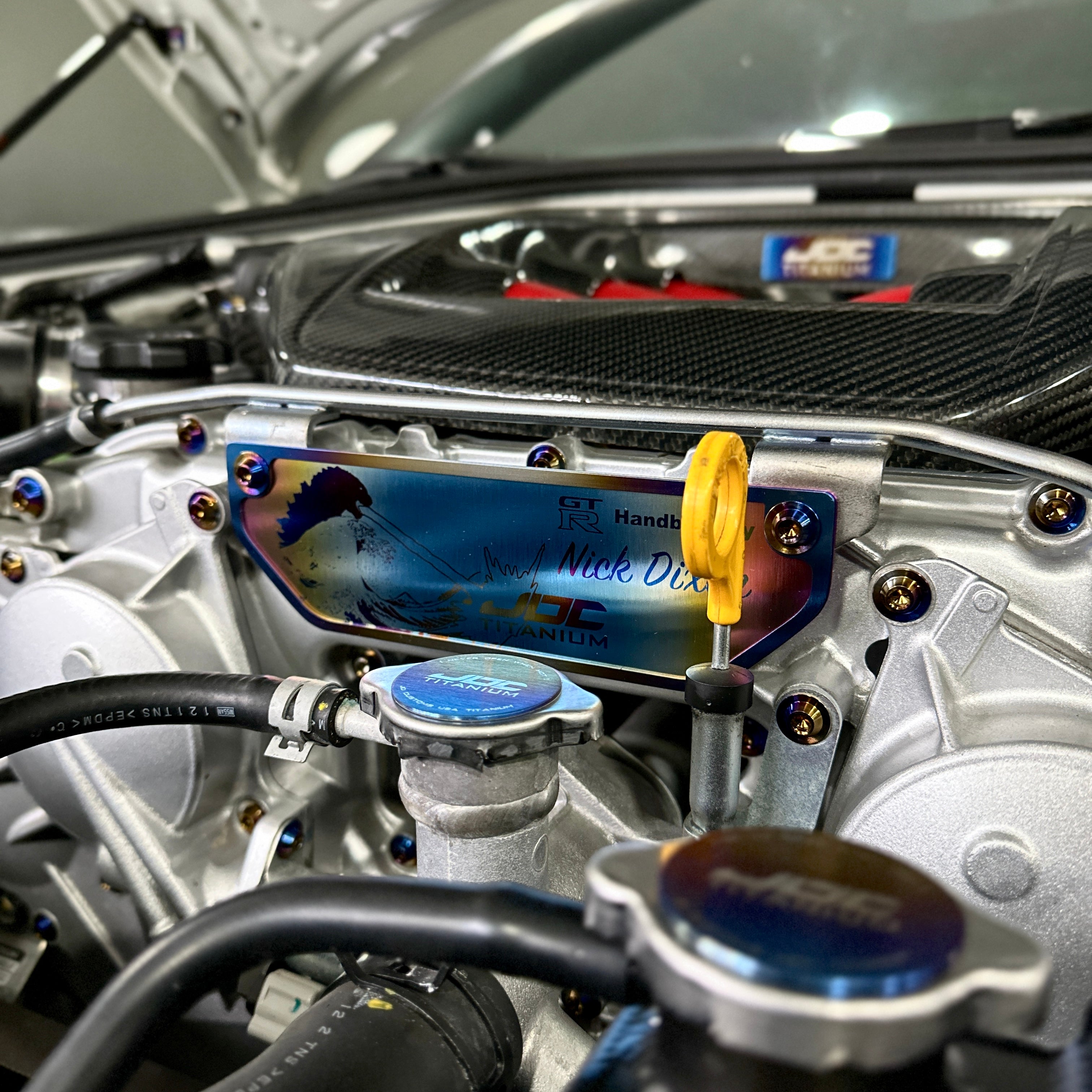 Placa de construcción del motor de titanio JDC (Nissan GT-R)