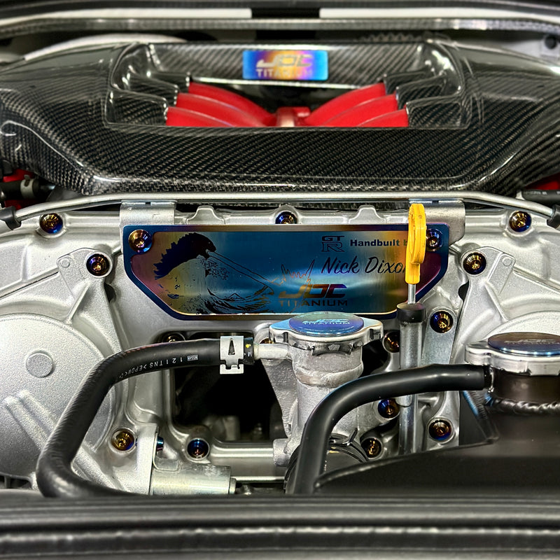 JDC Titanium Engine Build Plaque (Nissan GT-R)
