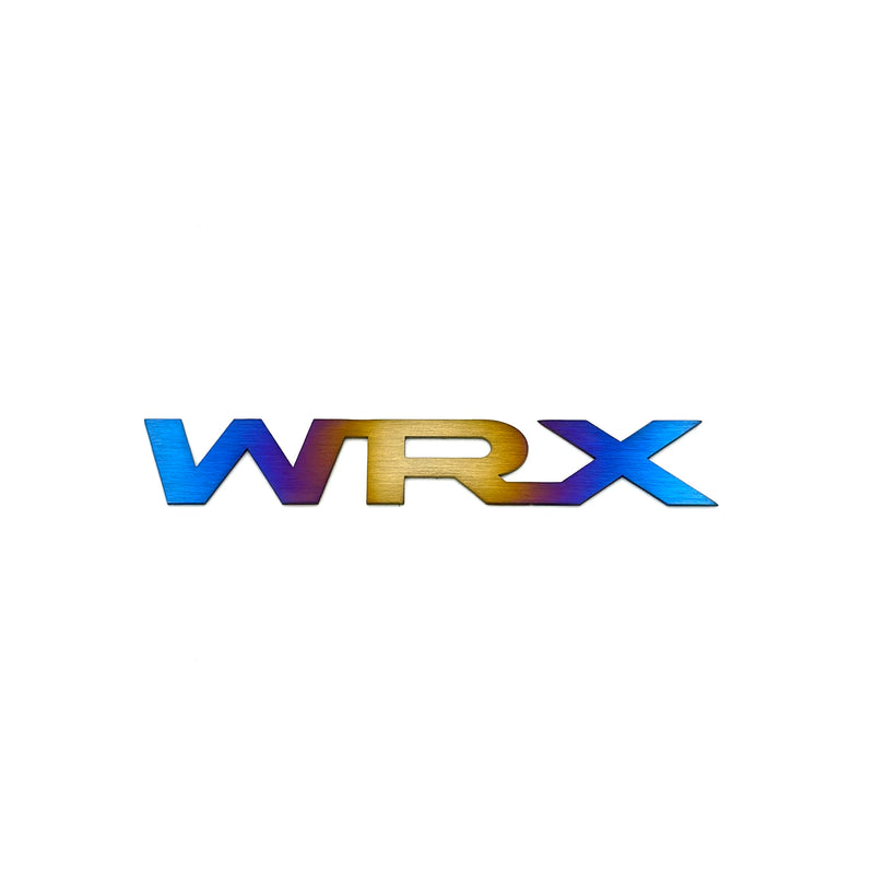 JDC Titanium "WRX" Trunk Badge (15+ WRX)