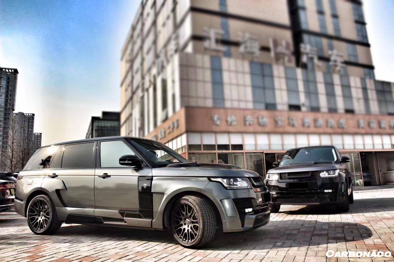 Kit de carrocería ancha completa estilo HM para Land Rover Range Rover Vogue Carbonado 2013-2017