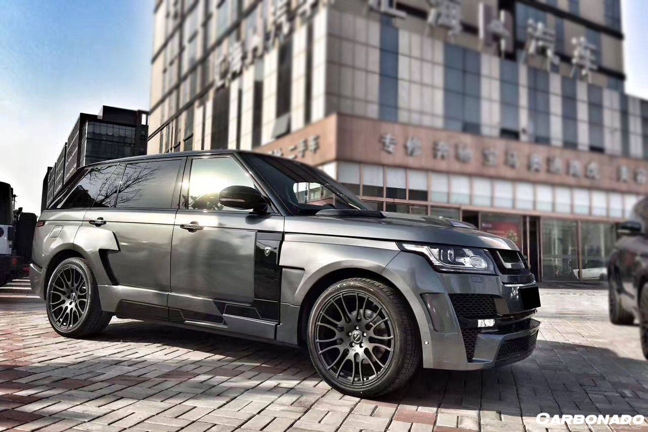 Kit de carrocería ancha completa estilo HM para Land Rover Range Rover Vogue Carbonado 2013-2017