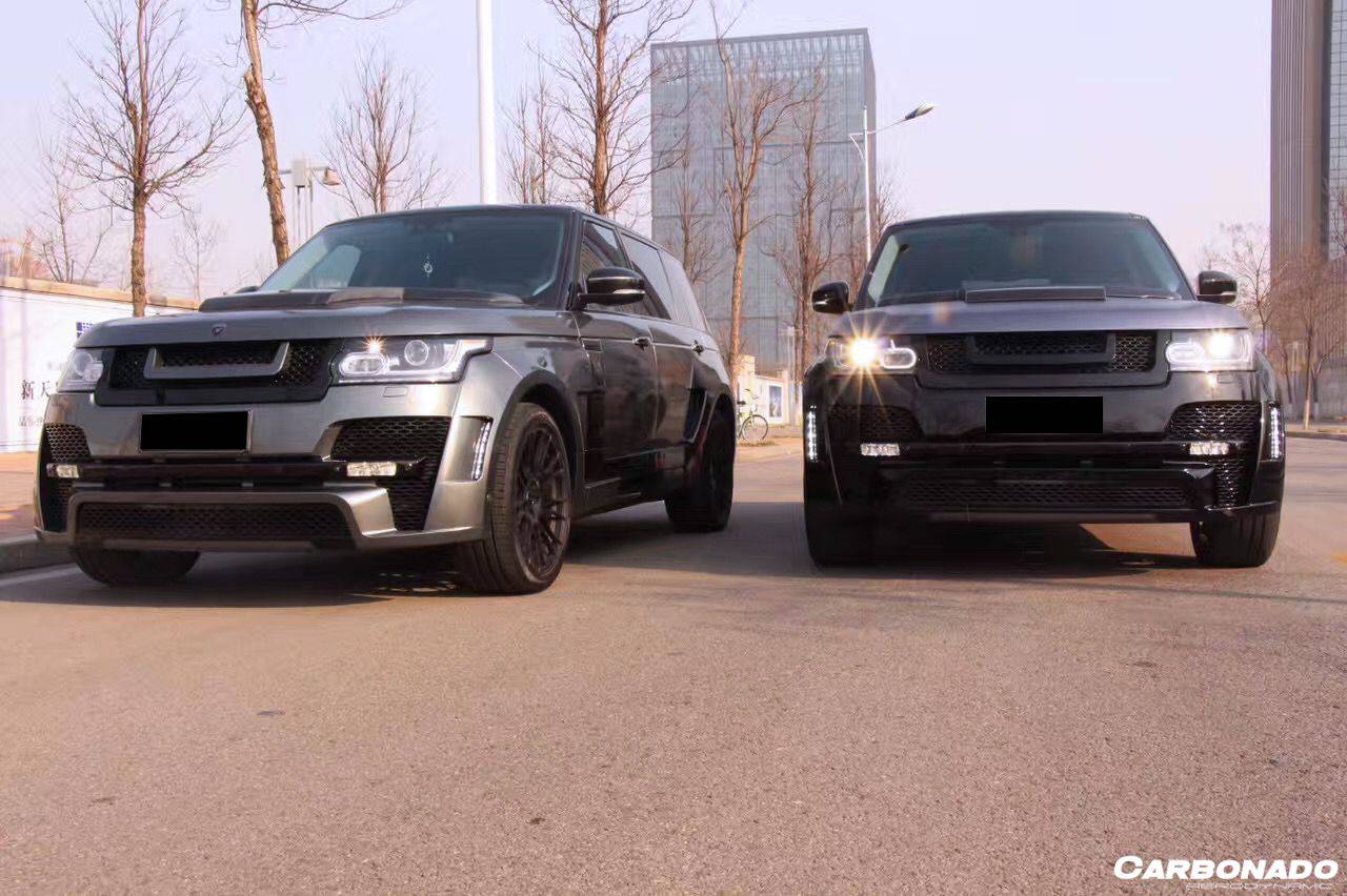 Kit de carrocería ancha completa estilo HM para Land Rover Range Rover Vogue Carbonado 2013-2017