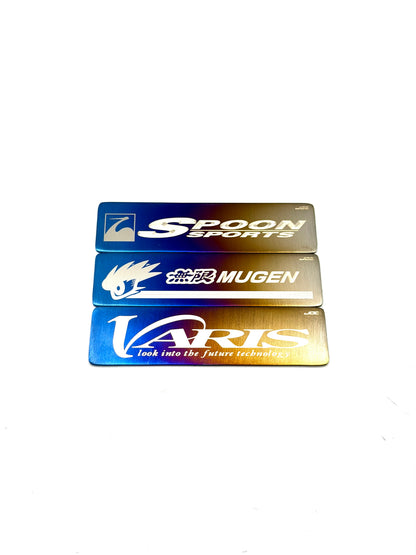 JDC Titanium Honda Valve Cover Badge | Honda/Acura