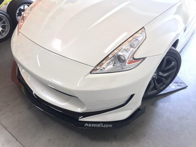 Aeroflow Dynamics 2013+ 370z Front Splitter V2 (Amuse Style Bumper)