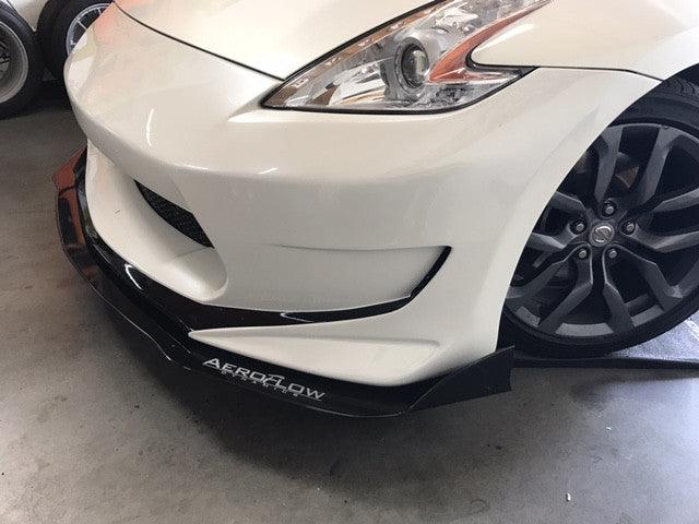 Aeroflow Dynamics 2013+ 370z Front Splitter V2 (Amuse Style Bumper)