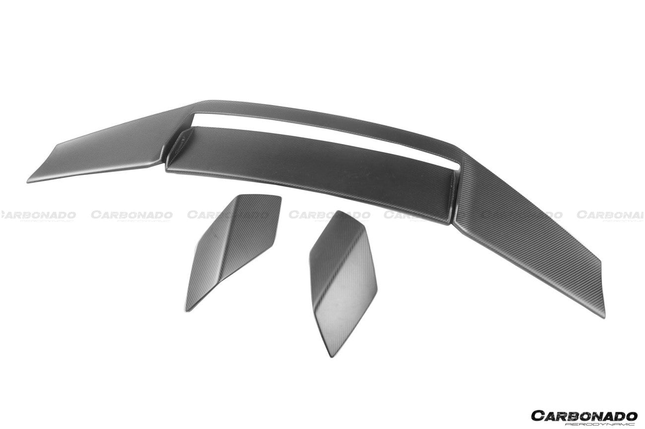 Carbonado 2021-2024 Lamborghini Huracan STO Dry Carbon Fiber Trunk Spoiler Wing