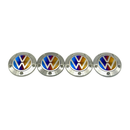 JDC Titanium Enkei NT03 Wheel Center Cap Plaques