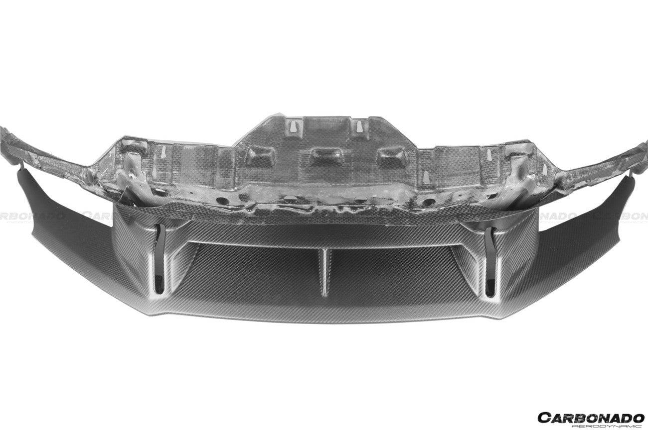 Carbonado 2021-2024 Lamborghini Huracan STO Dry Carbon Fiber Down Front Lip