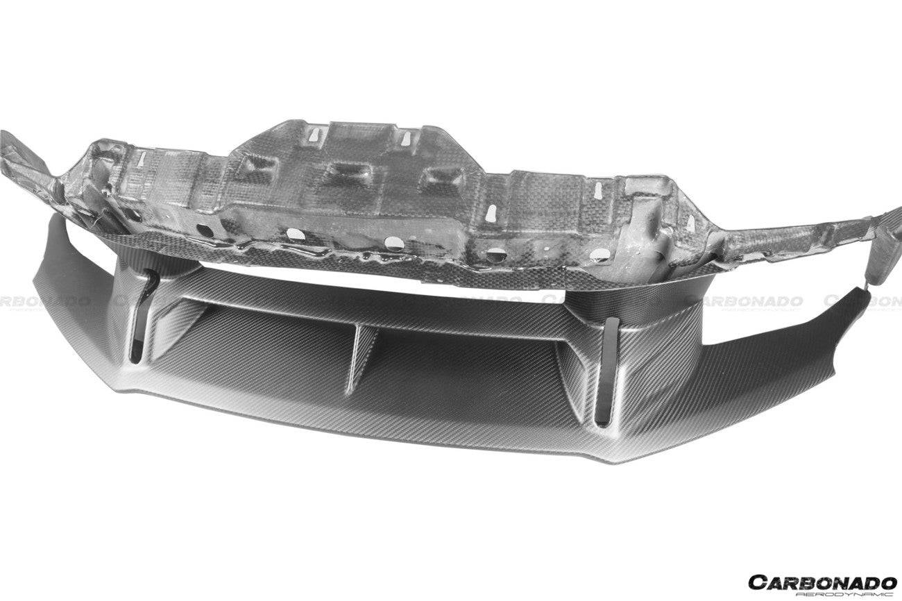 Carbonado 2021-2024 Lamborghini Huracan STO Dry Carbon Fiber Down Front Lip