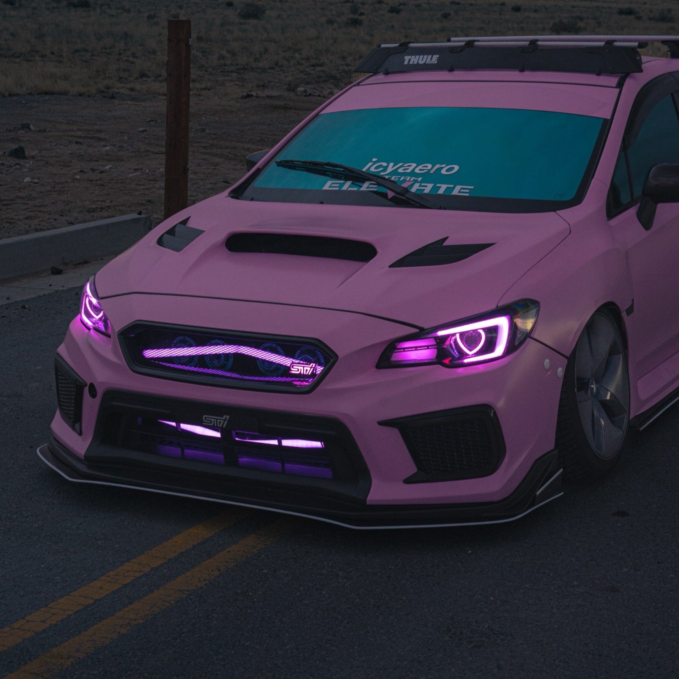 Lit Logos STI Grill Badge | 2000-2021 STI