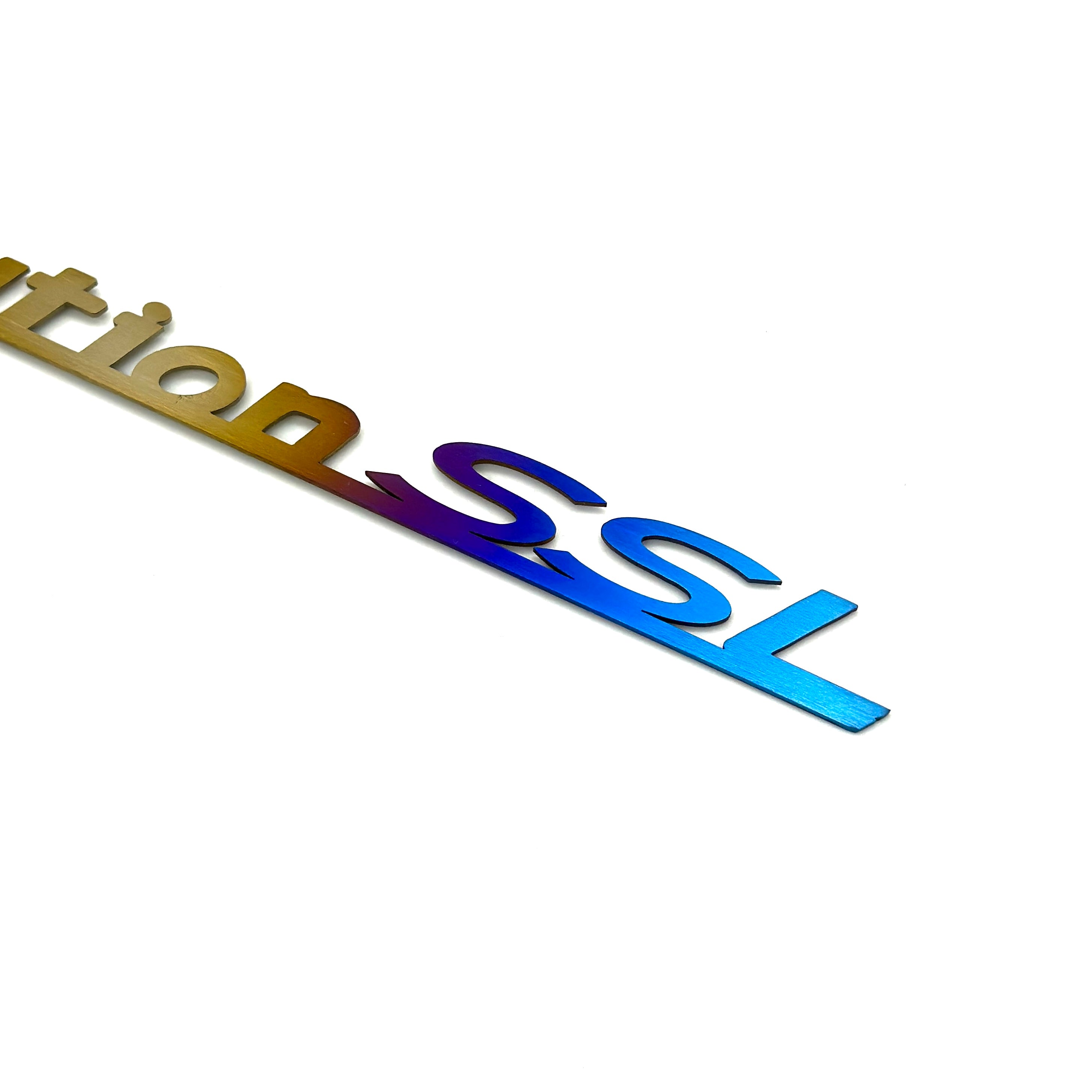 JDC Titanium "Evolution SSL" Trunk Badge (Evo 8/9)