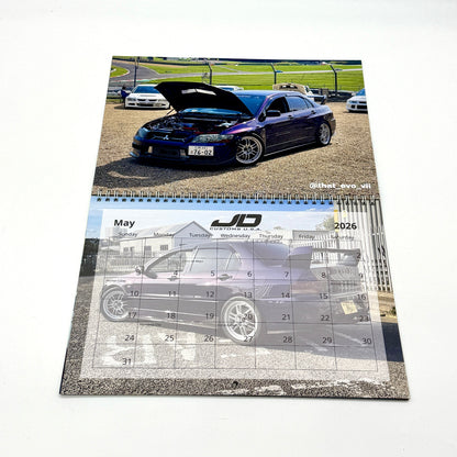 JD Customs USA 2026 Car Calendar  May