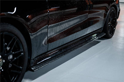 Carbonado 2021-UP Mercedes Benz S Class W223 Sedan MSY Style Side Skirts (Long Model)