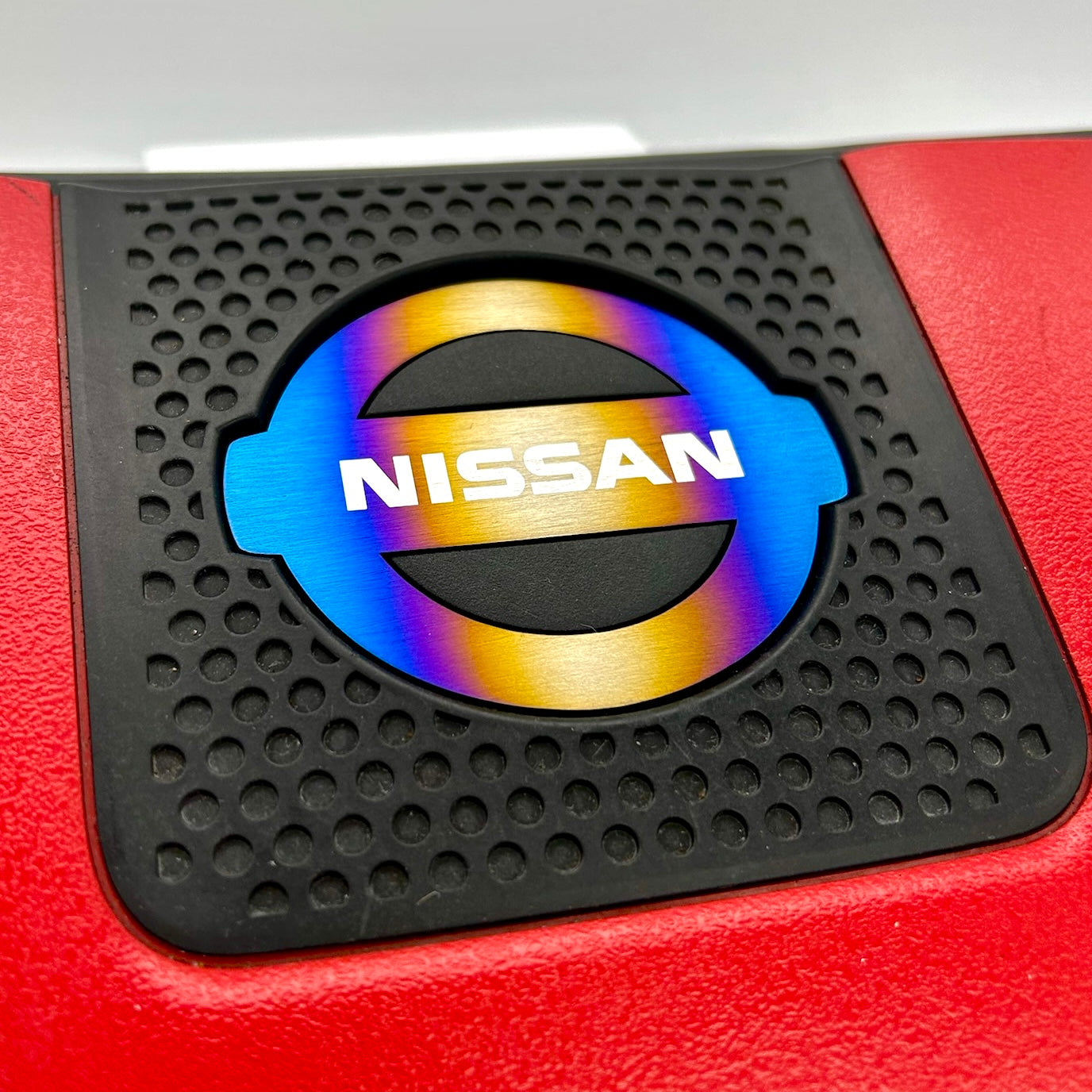 JDC Titanium Engine Cover Badge (Nissan 370Z)