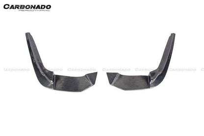 Faldón trasero de fibra de carbono estilo BMW F90 M5 D3 (2018-2023) con tapas