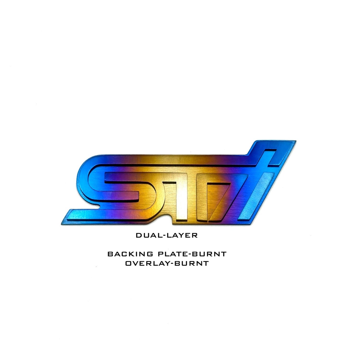 JDC チタン「STI」メッシュグリルバッジ（ユニバーサル）