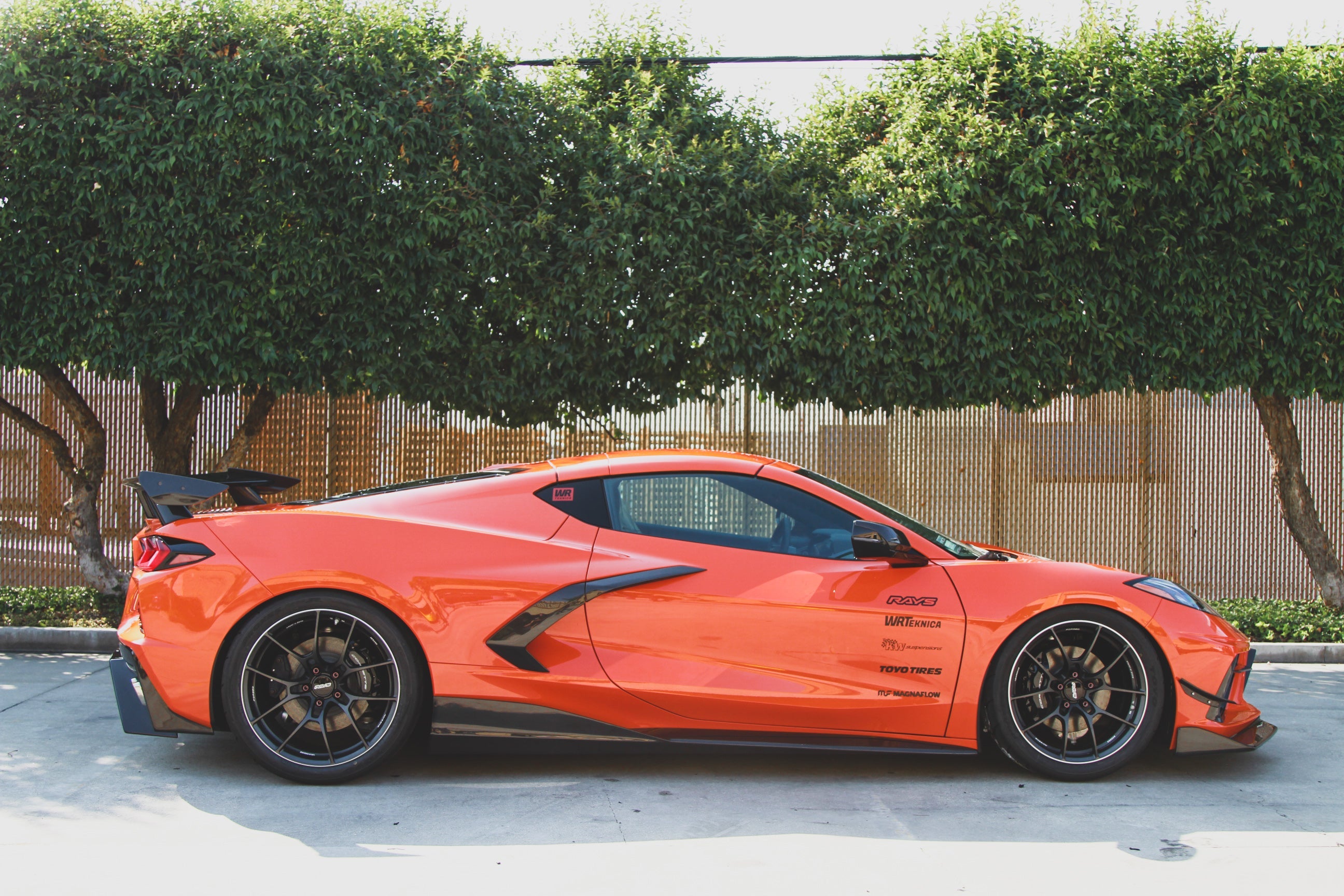 APR Carbon Fiber Side Rocker Extensions/ Side Skirt (2020+ Chevrolet Corvette C8)
