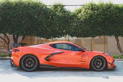 APR Carbon Fiber Side Rocker Extensions/ Side Skirt (2020+ Chevrolet Corvette C8)