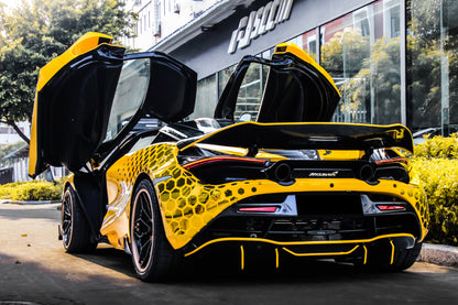 Carbonado VRS Style Autoclave Carbon Fiber Rear Diffuser Lip | 2017-2022 McLaren 720S Spider Coupe