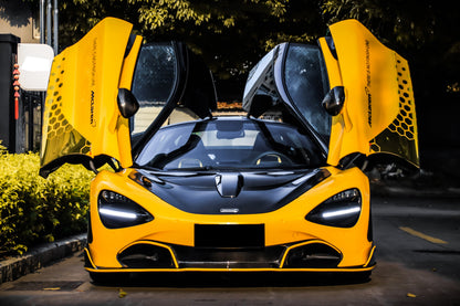 Carbonado VRS Style Autoclave Carbon Fiber Front Lip | 2017-2022 McLaren 720S Spider Coupe