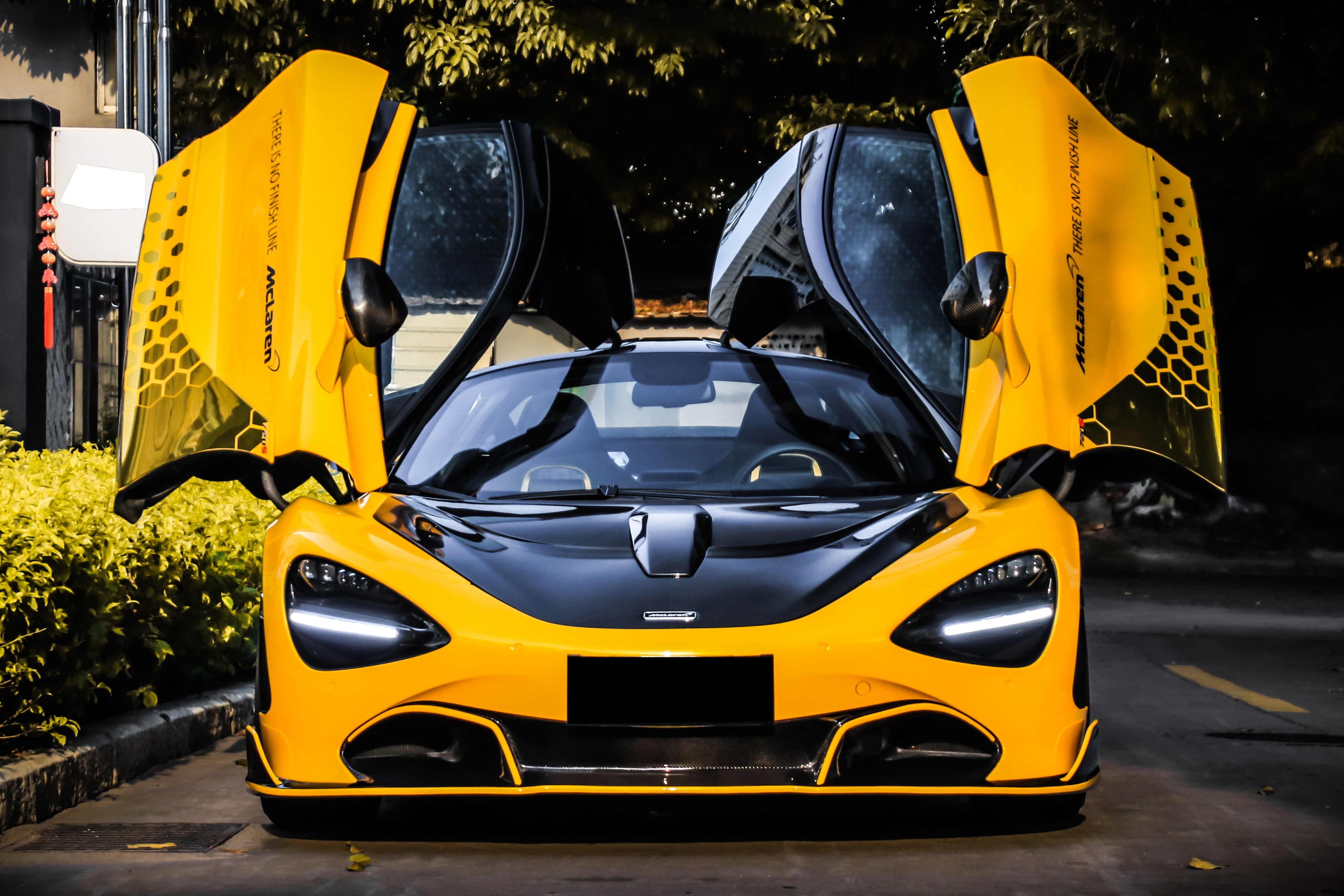 Carbonado VRS Style Autoclave Carbon Fiber Front Lip | 2017-2022 McLaren 720S Spider Coupe