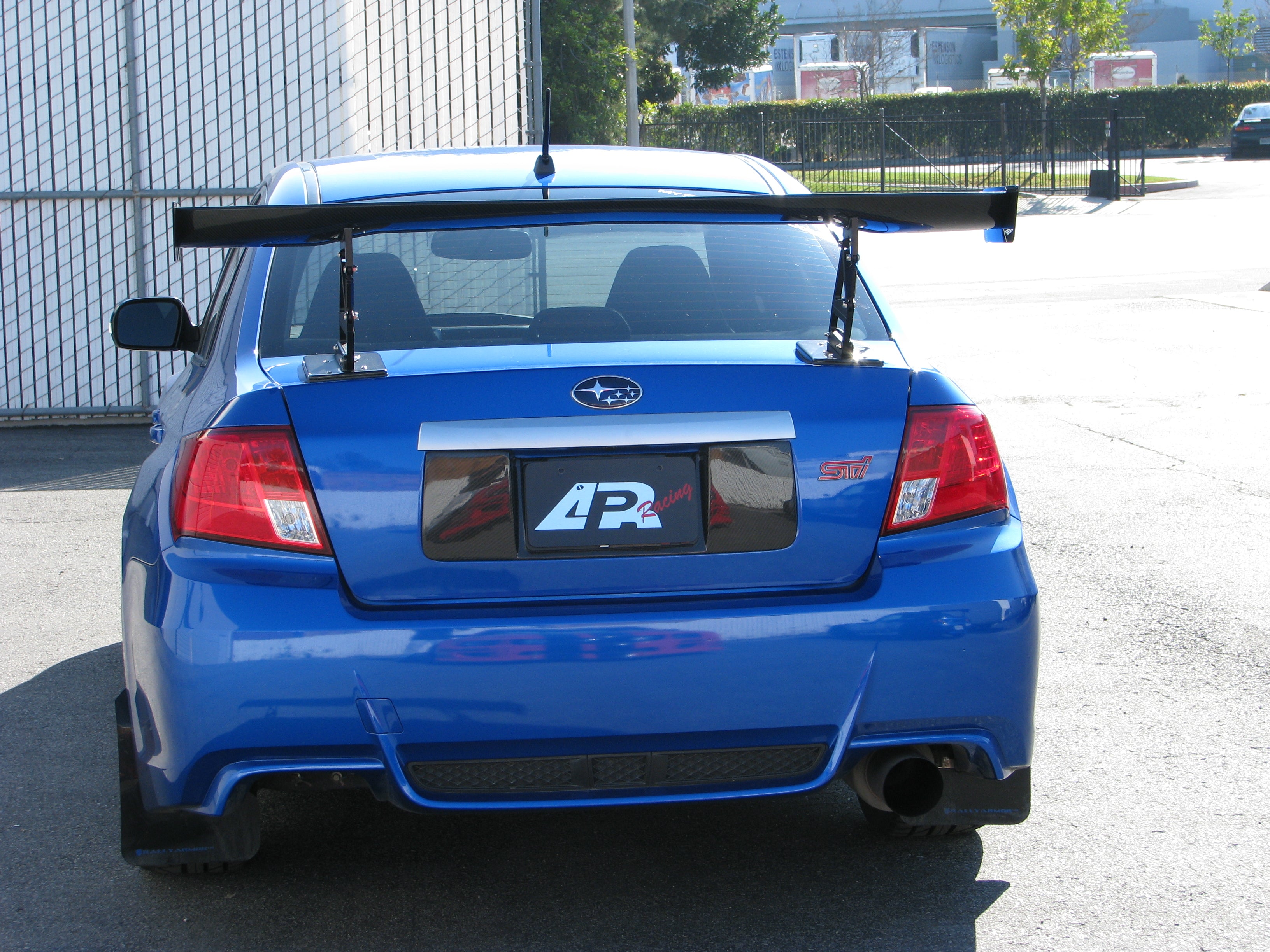 APR 60.5" GTC-200 Carbon Fiber Adjustable Wing (2011-2014 Subaru STI)