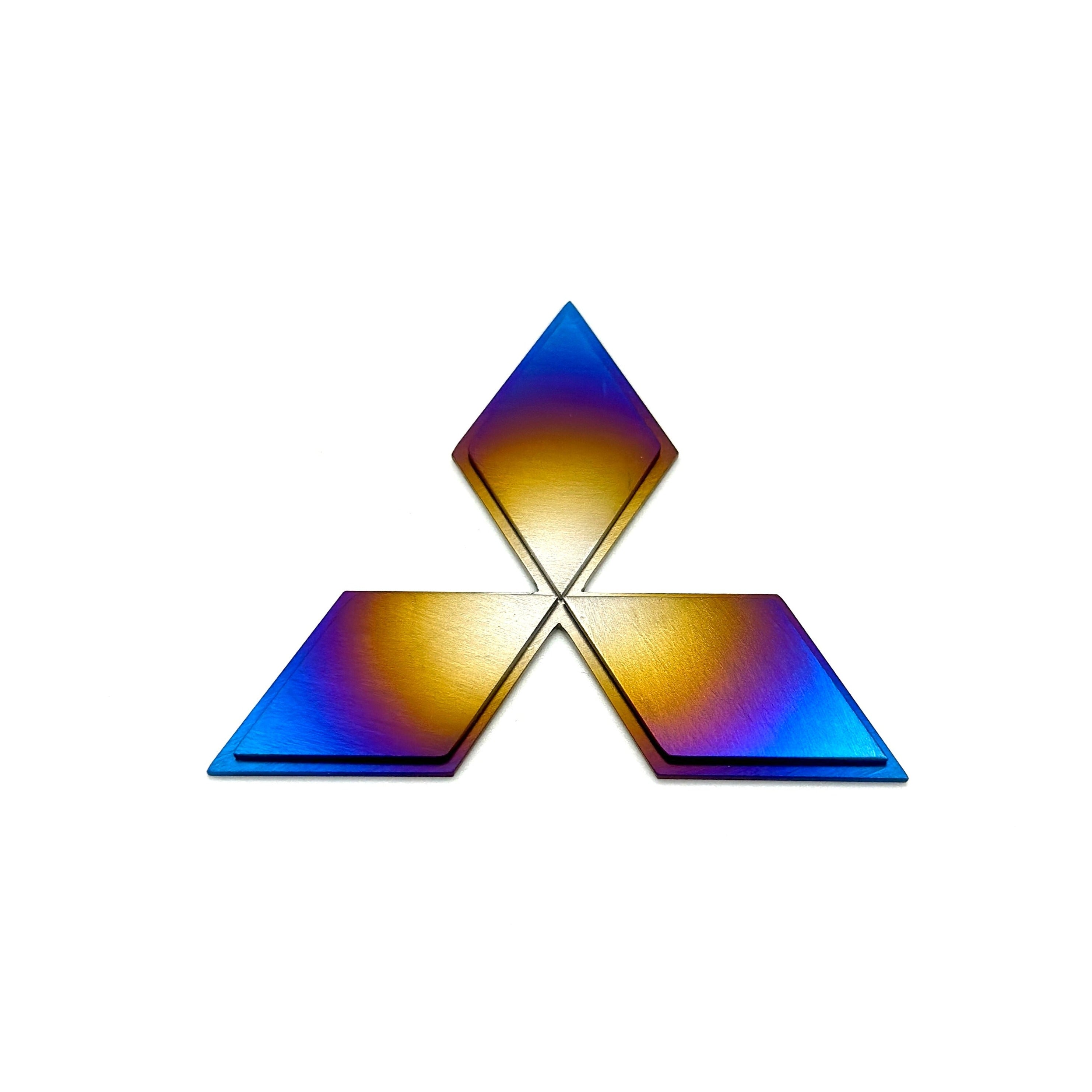 JDC Titanium "Diamond Star" Mitsubishi Badge (Universal)