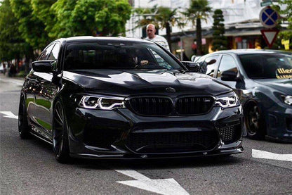 Carbonado 2018-2020 BMW F90 M5 And Competition D3 Style Carbon Fiber Front Lip (NOT LCI)