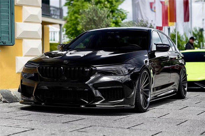 Carbonado 2018-2020 BMW F90 M5 And Competition D3 Style Carbon Fiber Front Lip (NOT LCI)