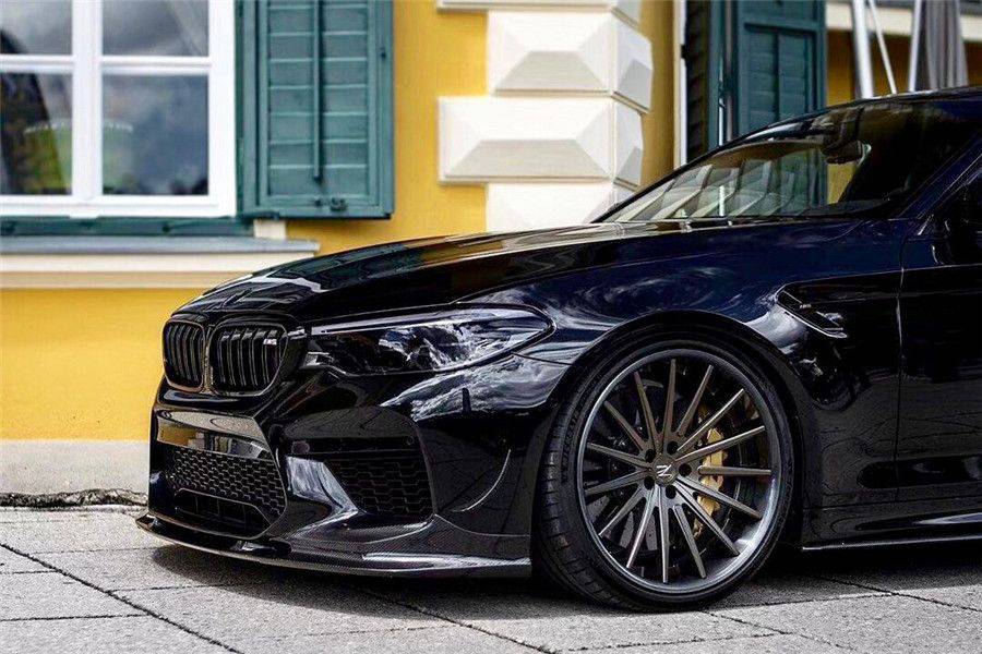 Carbonado 2018-2020 BMW F90 M5 And Competition D3 Style Carbon Fiber Front Lip (NOT LCI)