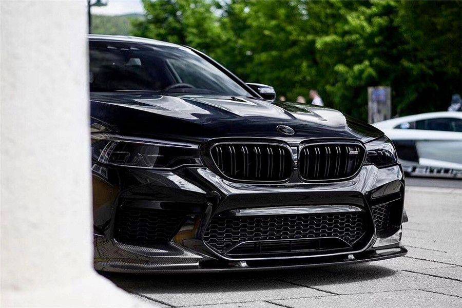 Carbonado 2018-2020 BMW F90 M5 And Competition D3 Style Carbon Fiber Front Lip (NOT LCI)