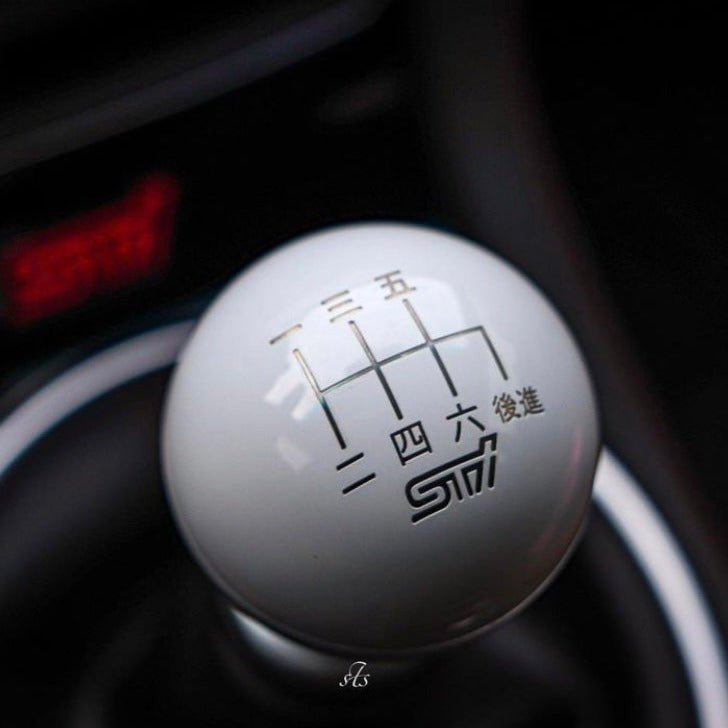 Billetworkz Weighted Shift Knob - 6 Speed STI Japanese Engraving - Subaru STI - 7