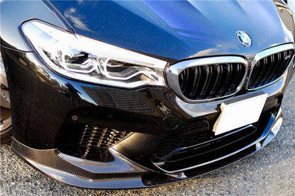 Carbonado 2018-2020 BMW F90 M5 And Competition D3 Style Carbon Fiber Front Lip (NOT LCI)