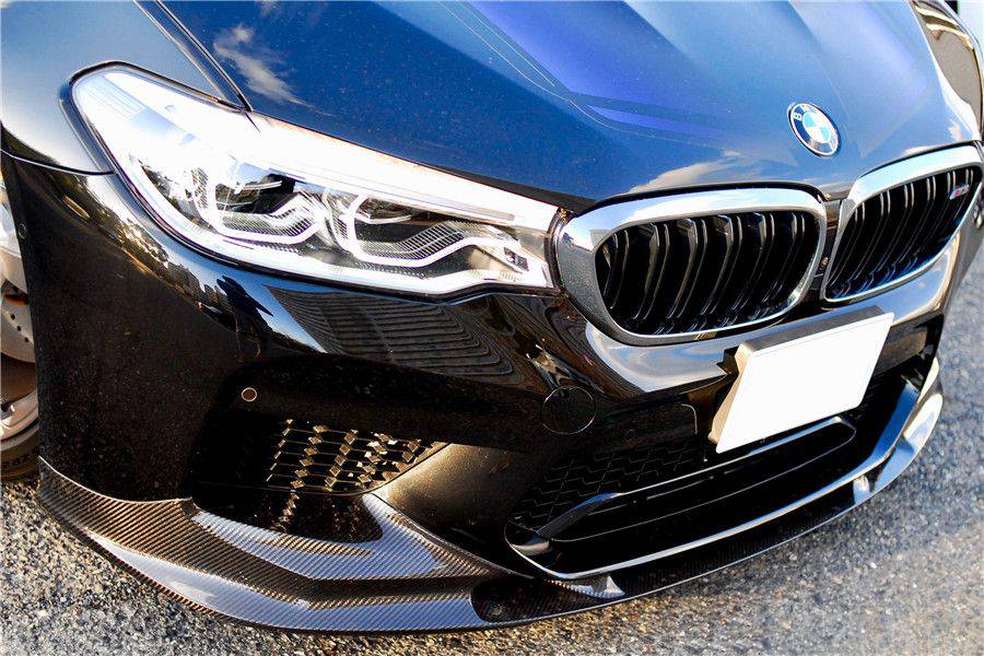 Carbonado 2018-2020 BMW F90 M5 And Competition D3 Style Carbon Fiber Front Lip (NOT LCI)