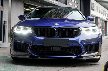 Carbonado 2018-2020 BMW F90 M5 And Competition D3 Style Carbon Fiber Front Lip (NOT LCI)