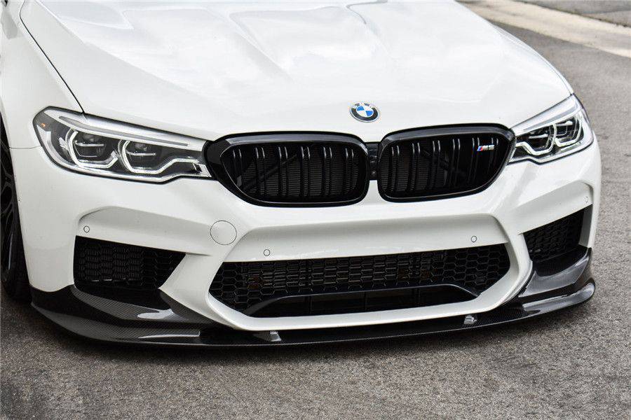 Carbonado 2018-2020 BMW F90 M5 And Competition D3 Style Carbon Fiber Front Lip (NOT LCI)