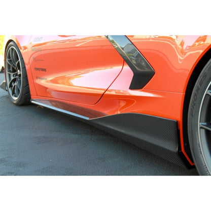 APR Carbon Fiber Side Rocker Extensions/ Side Skirt (2020+ Chevrolet Corvette C8)