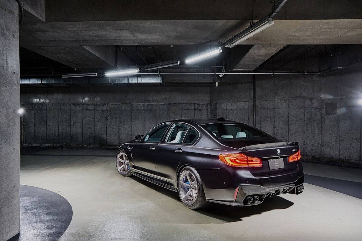 Carbonado 2018-2023 BMW F90 M5 D3 Style Carbon Fiber Side Skirts