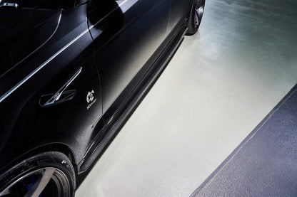 Carbonado 2018-2023 BMW F90 M5 D3 Style Carbon Fiber Side Skirts