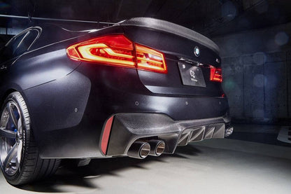 Carbonado 2018-2023 BMW F90 M5 D3 Style Carbon Fiber Turnk Spoiler