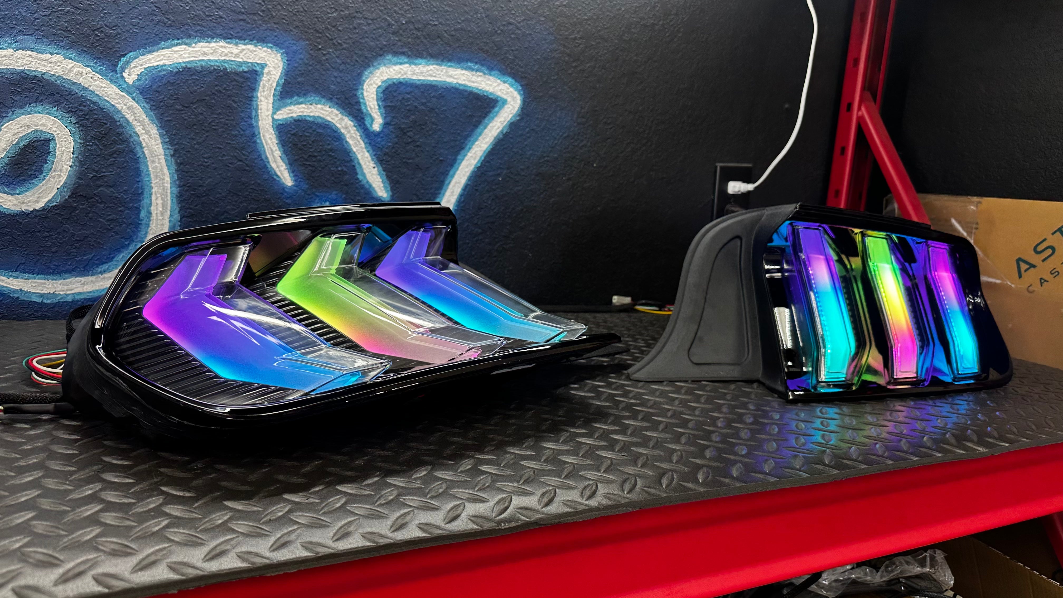 NTXGlow RGB Tail Lights | 2015-2023 Ford Mustang
