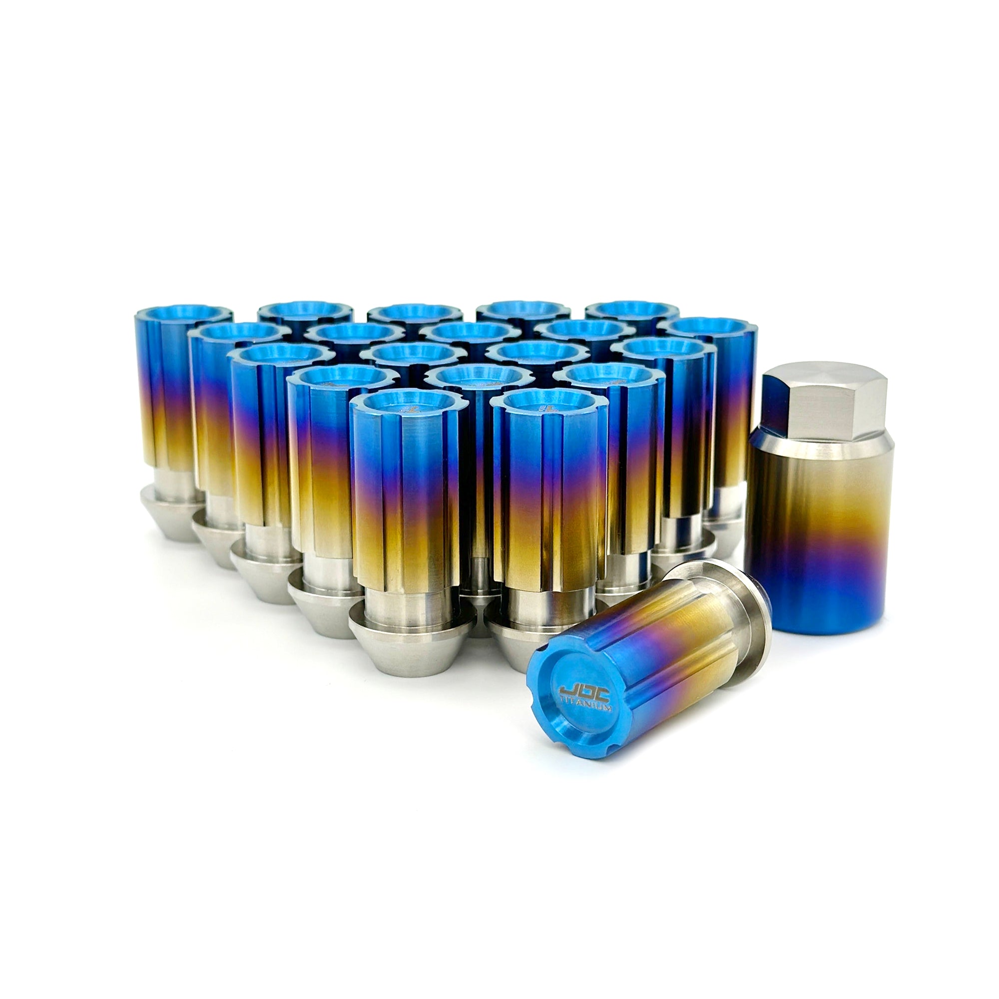 JDC Titanium Closed-End Lug Nuts M12x1.5mm (Universal)