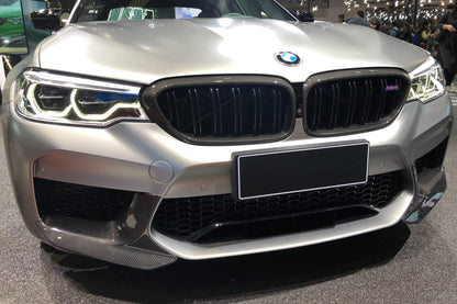 Carbonado 2018-2020 BMW F90 M5 And Competition MP Style Carbon Fiber Front Splitters (NOT LCI)
