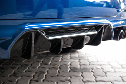 Carbonado 2018-2023 BMW F90 M5 MP Style Carbon Fiber Rear Diffuser