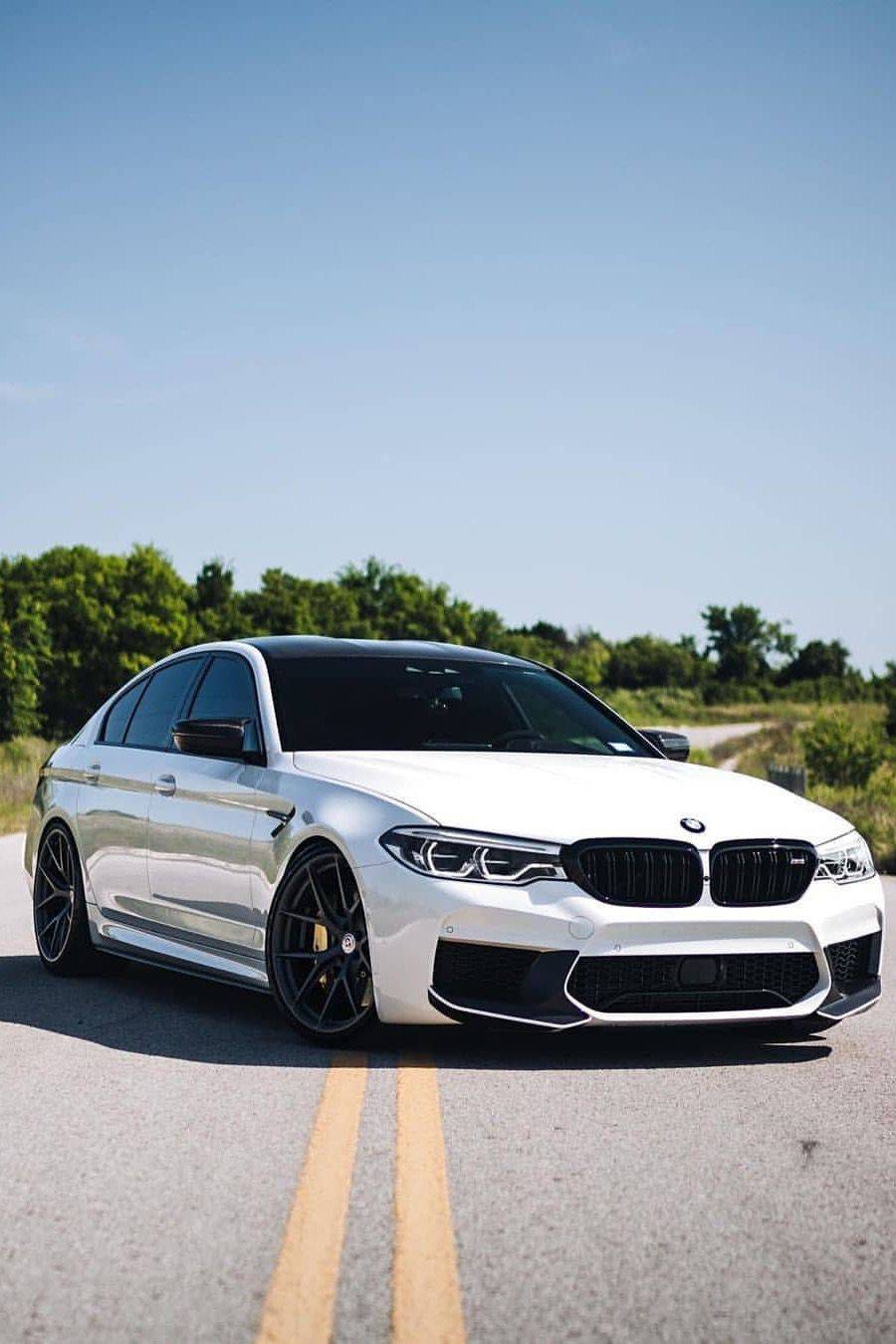 Carbonado 2018-2020 BMW F90 M5 And Competition MP Style Carbon Fiber Front Splitters (NOT LCI)