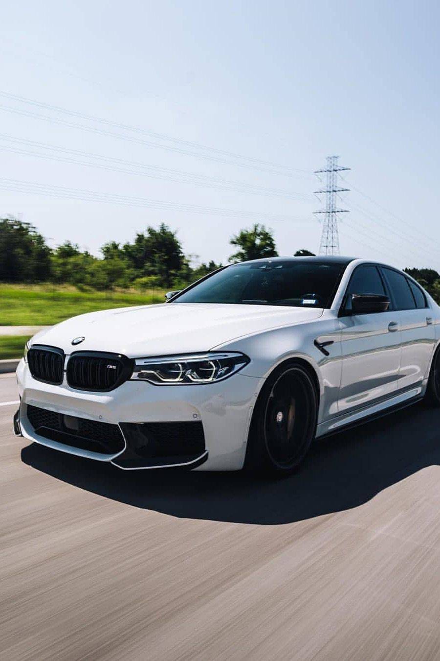 Carbonado 2018-2020 BMW F90 M5 And Competition MP Style Carbon Fiber Front Splitters (NOT LCI)
