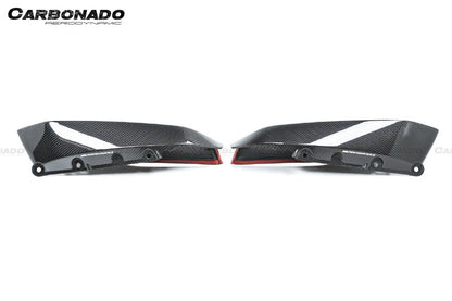 Carbonado 2018-2020 BMW F90 M5 And Competition MP Style Carbon Fiber Front Splitters (NOT LCI)