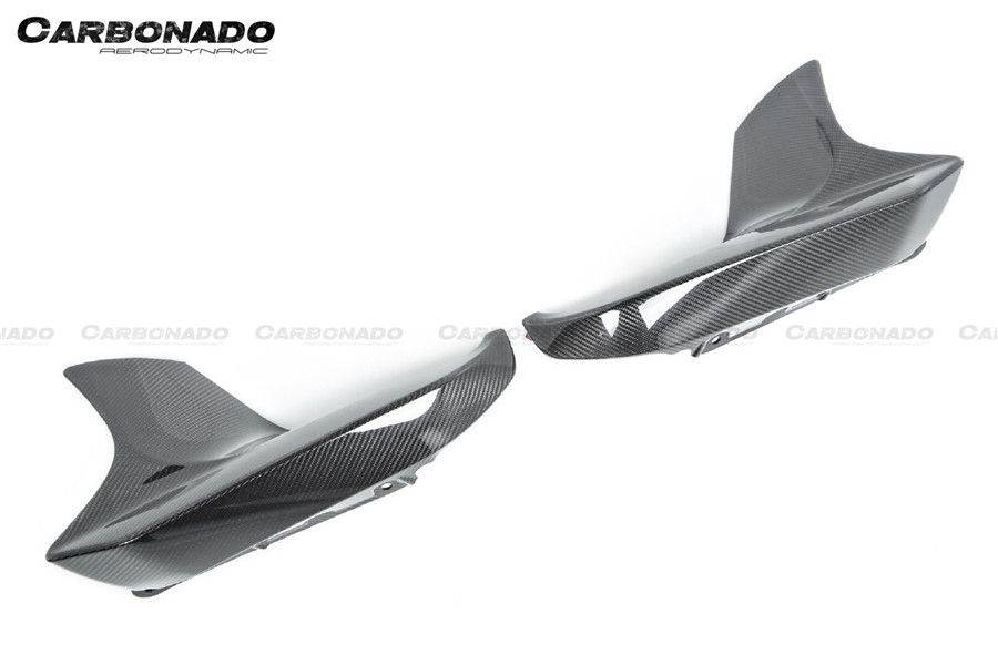 Carbonado 2018-2020 BMW F90 M5 And Competition MP Style Carbon Fiber Front Splitters (NOT LCI)