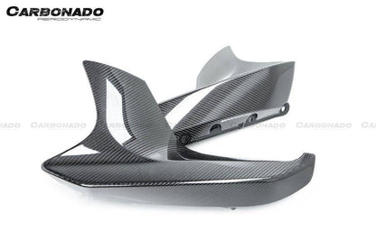 Carbonado 2018-2020 BMW F90 M5 And Competition MP Style Carbon Fiber Front Splitters (NOT LCI)